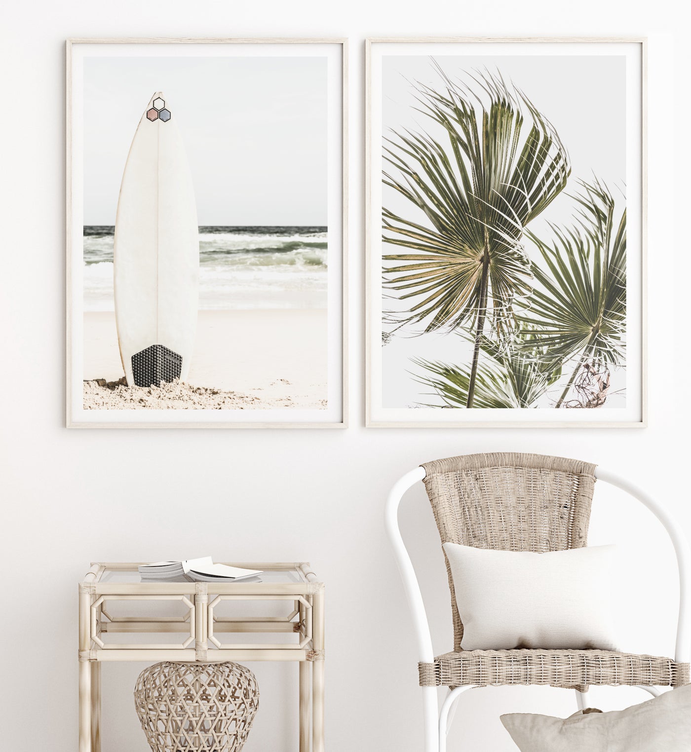 large surfing wall art print set by arrtopia