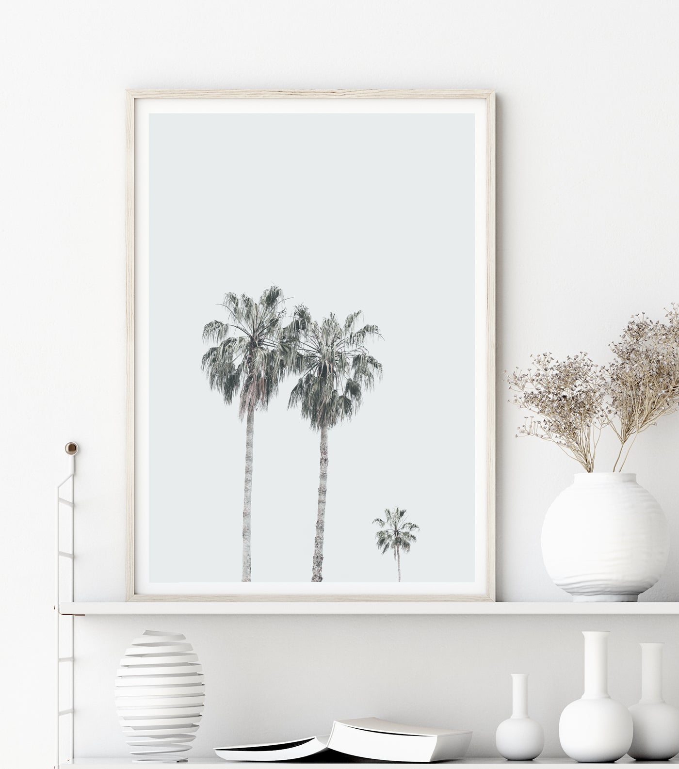 pastel palm tree wall art print | arrtopia