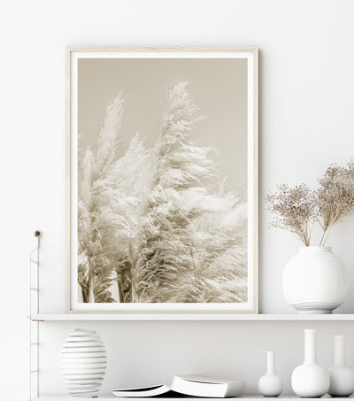 Neutral Pampas Poster