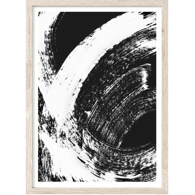black & white abstract wall art, abstract art poster | arrtopia 