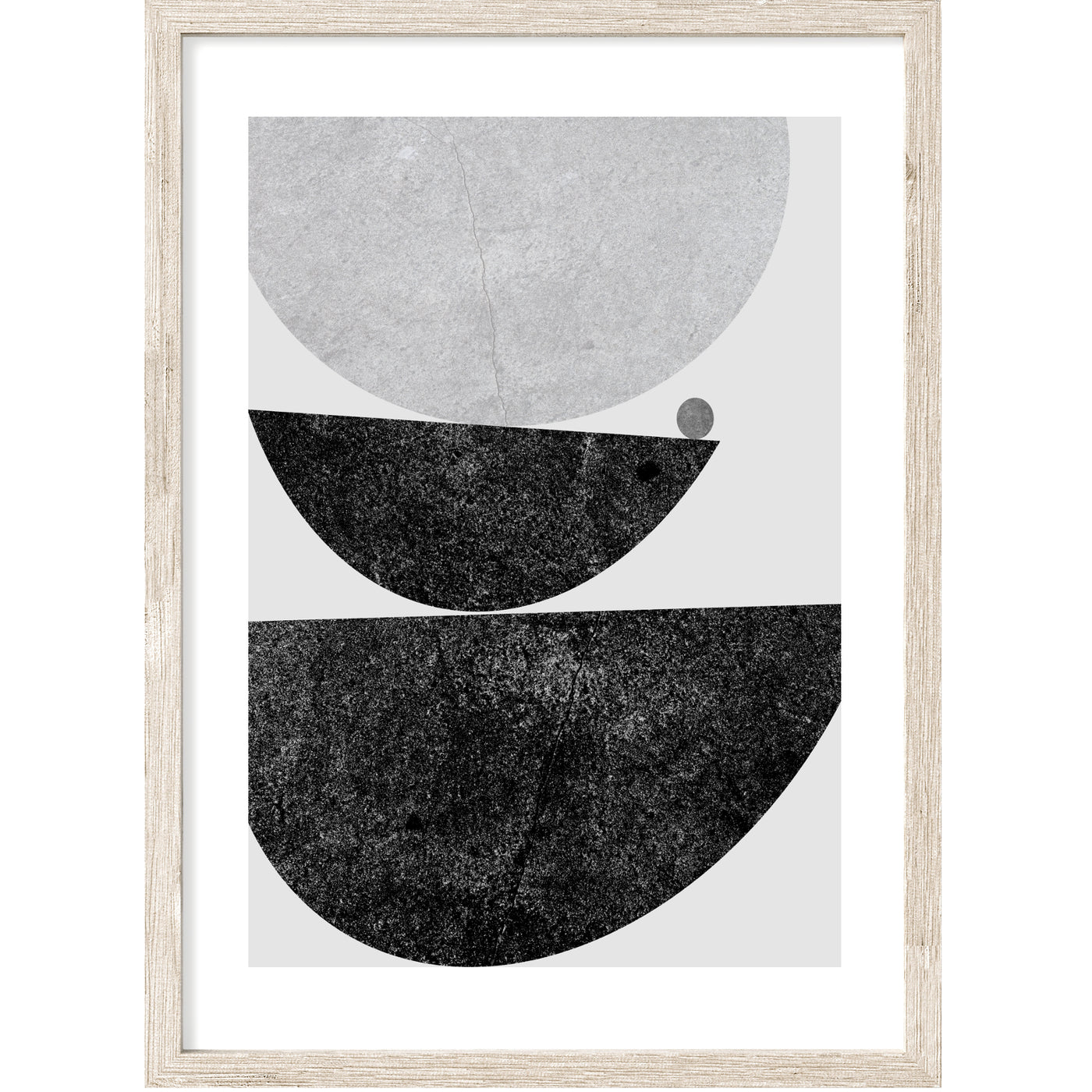 black & white abstract geometric wall art print | arrtopia
