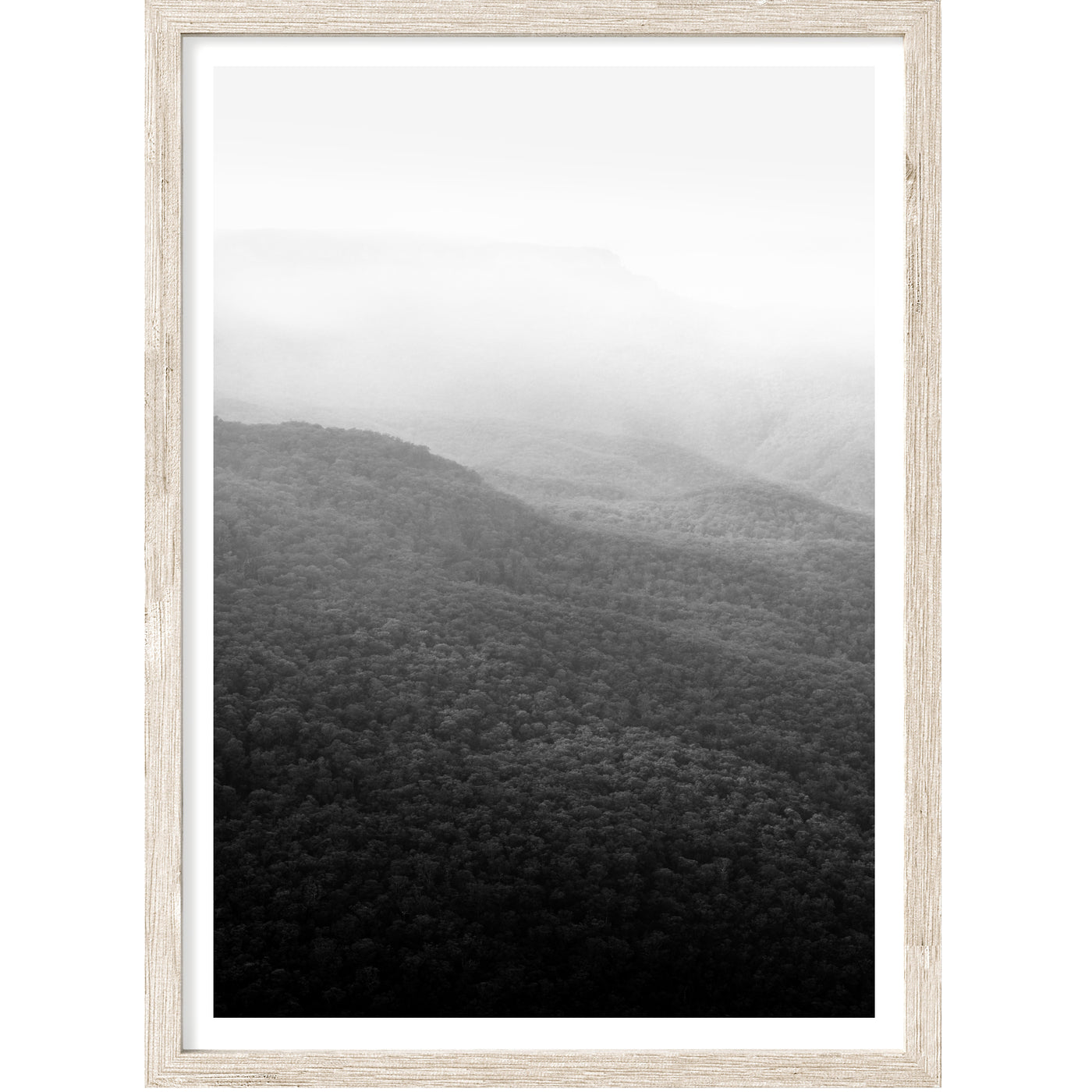Nature Wall Art, Black & White Mountains Photography Print, Large Landscape Wall Decor | arrtopia