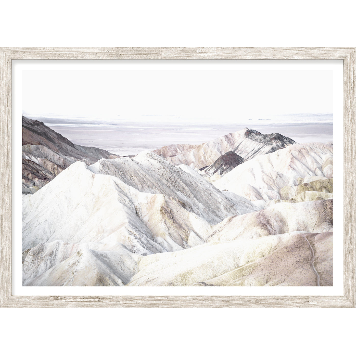 Neutral Nature Wall Art, Death Valley Landscape Photography Print, Large Wall Decor | arrtopia