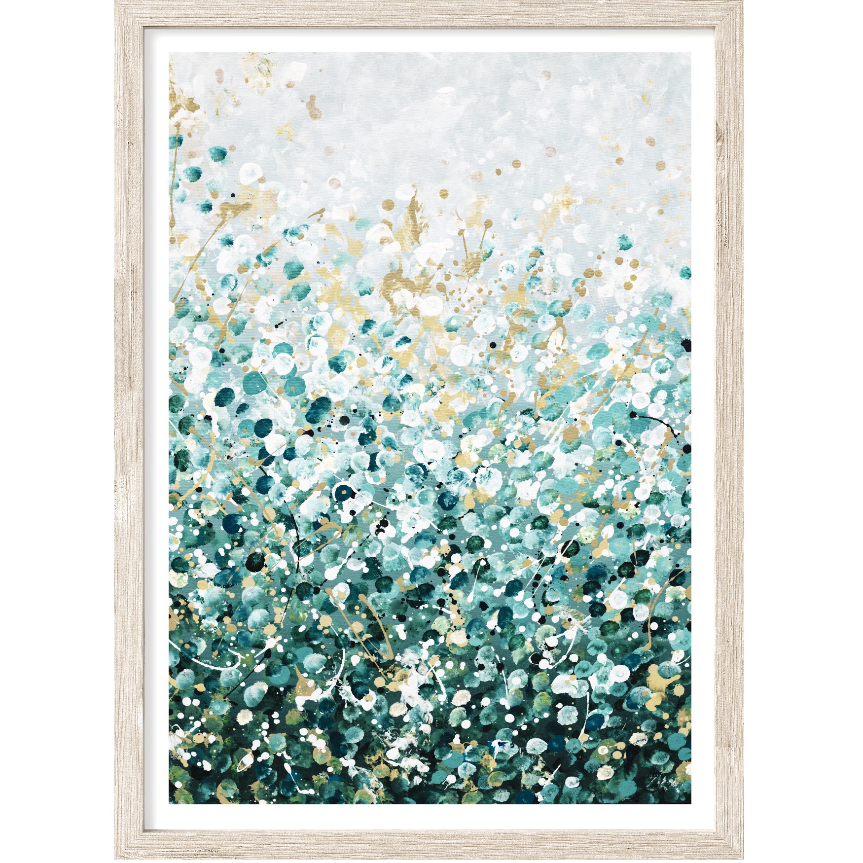 Wall Art Poster or Canvas Print | Abstract Wall Art | Spring Meadow II ...