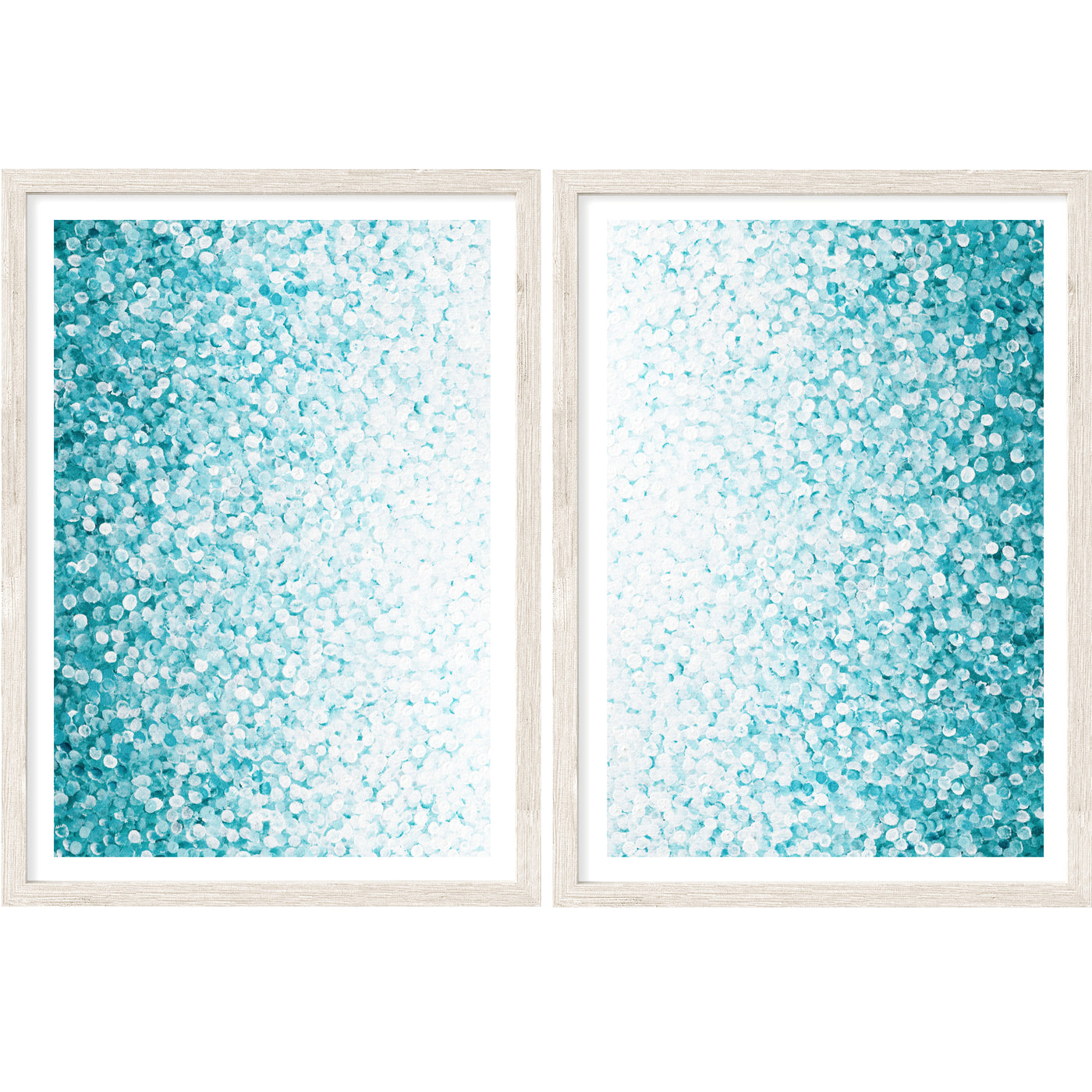 Turquoise Shimmer Set of 2