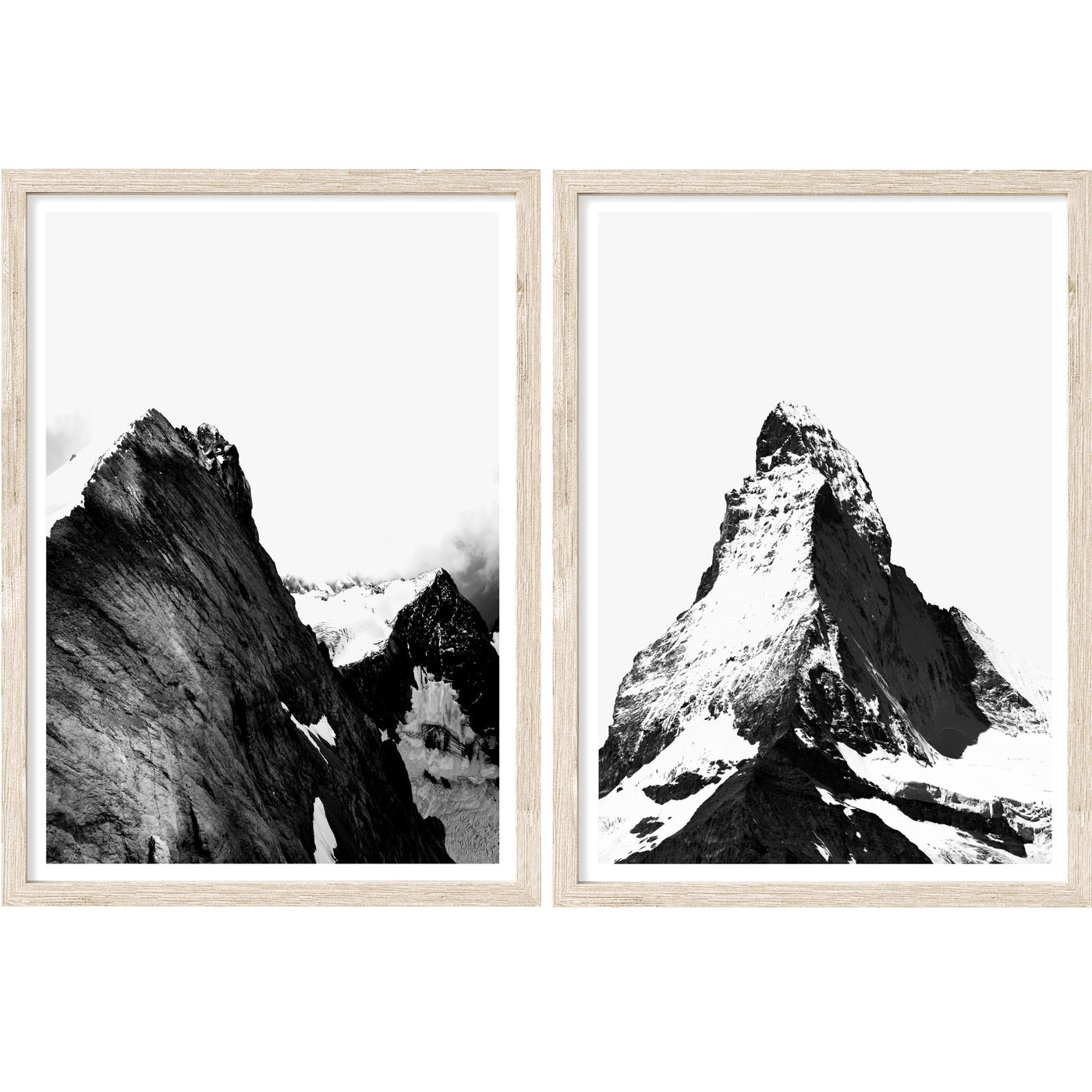 Black & White Matterhorn & Titlis