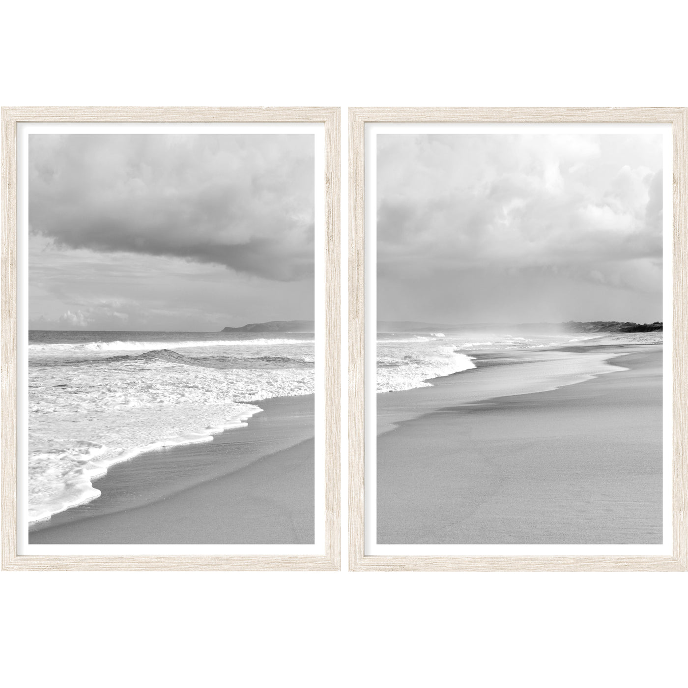 Black & White Samurai Beach Set of 2