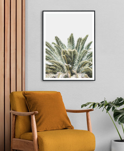 palm wall art, palm leaves poster, large palm print | arrtopia
