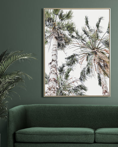 large palm tree wall art print by arrtopia